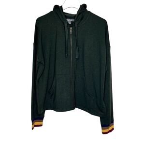 NATURAL REFLECTIONS Terry Full-Zip Long-Sleeve Hoodie Women’s Size Large